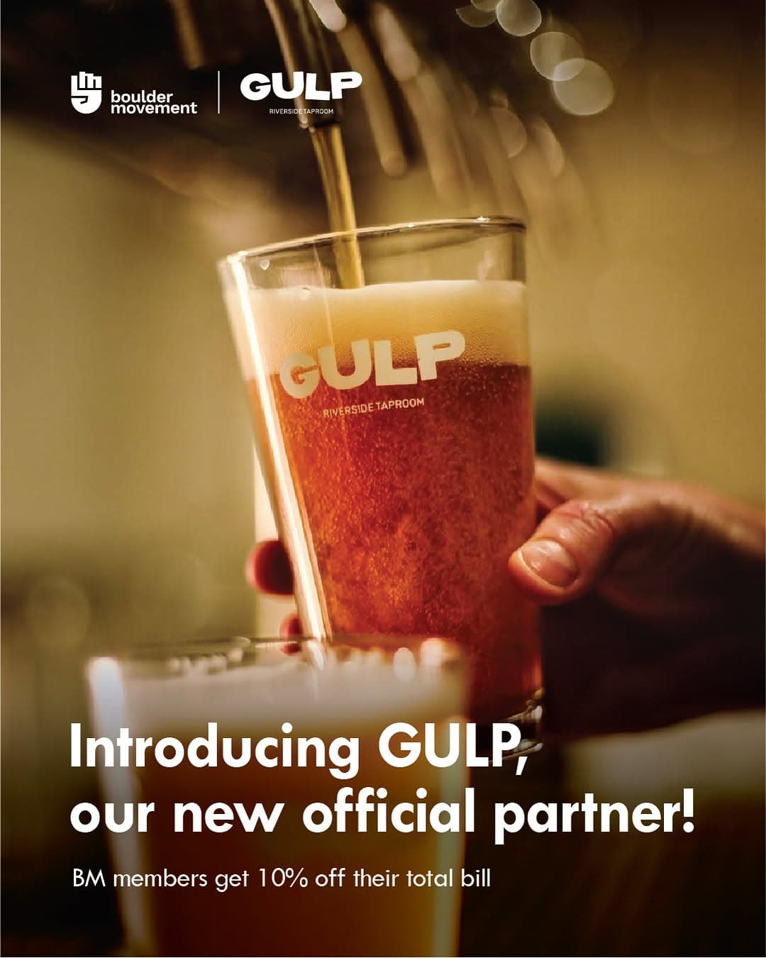 Check out our new official partner, @gulpbeersg! Just finished a climb sesh? Unwind with an ice cold