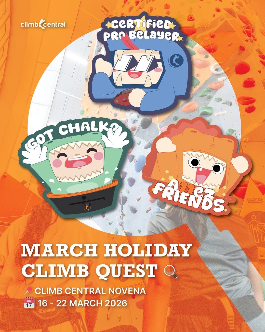 March School Holiday Climbing Adventure
