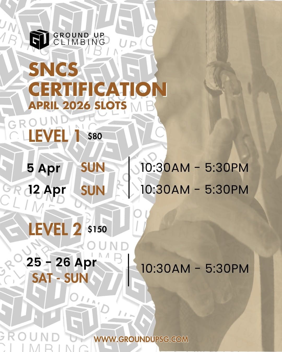 SNCS Level 1: Introduction to Climbing