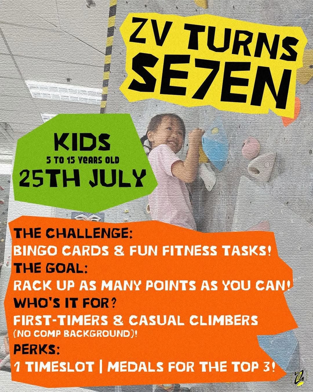 Z-Vertigo SE7EN: Bingo Climbing Challenge