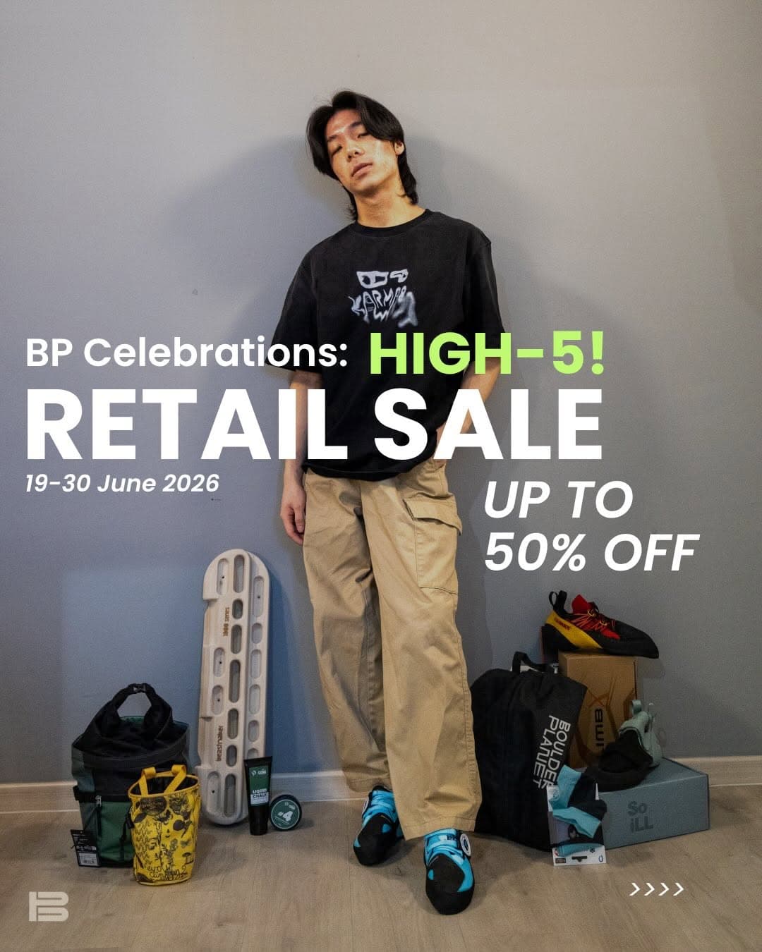 BP Celebrations: HIGH-5! Retail Sale is here! โFrom 19-30 June, enjoy our biggest retail sale yet.